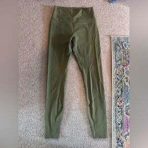 Lululemon size 6 green leggings